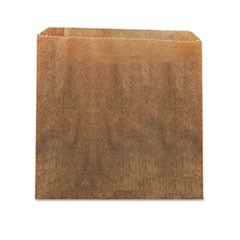 Waxed Kraft Liners, 10.5" x 9.38", Brown, 250/Carton