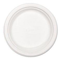 Paper Dinnerware, Plate, 8.75" dia, White, 500/Carton