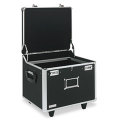 Locking Mobile File Chest, Letter/Legal Files, 17.5