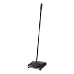 Brushless Mechanical Sweeper, 44" Handle, Black/Yellow