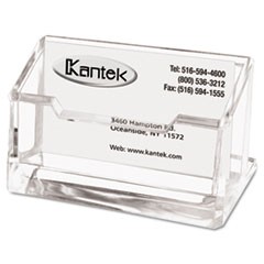 Acrylic Business Card Holder, Holds 80 Cards, 4 x 1.88 x 2, Clear