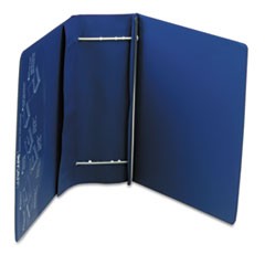 VariCap Expandable Binder, 2 Posts, 6" Capacity, 11 x 8.5, Blue