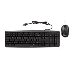 Slimline Keyboard and Mouse, USB 2.0, Black