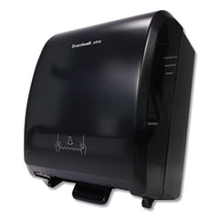 Xtra Mechanical Hands-Free Towel Dispenser, 12.31 x 9.31 x 15.94, Black