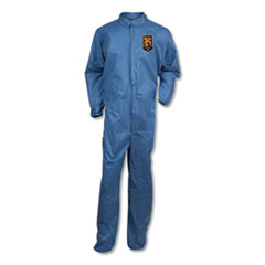 A20 Coveralls, MICROFORCE Barrier SMS Fabric, Blue, X-Large, 24/Carton