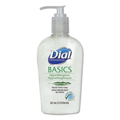 Basics Liquid Hand Soap, Fresh Floral, 7.5 oz, 12/Carton