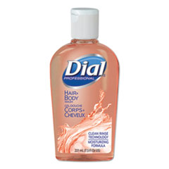 Hair + Body Wash, Neutral Scent, 7.5 oz Flip Cap, 24/Carton