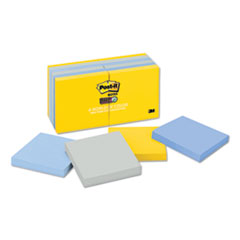 Pads in New York Colors Notes, 3 x 3, 90-Sheets/Pad, 12 Pads/Pack