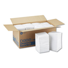 Beverage Napkins, Single-Ply, 9 1/2 x 9 1/2, White, 4000/Carton