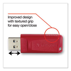 Store 'n' Go USB Flash Drive, 64 GB, Red