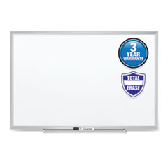 Classic Series Total Erase Dry Erase Board, 60 x 36, Silver Aluminum Frame