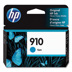 HP 910, (3YL58AN) Cyan Original Ink Cartridge