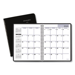 Monthly Planner, 8.75 x 7, Black, 2022