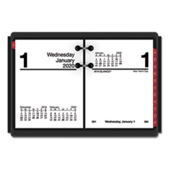 Compact Desk Calendar Refill, 3 x 3 3/4, White, 2020