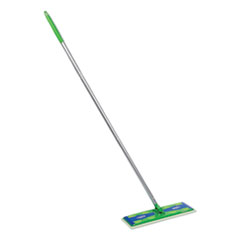 Sweeper Mop, 17 x 5 White Cloth Head, 46