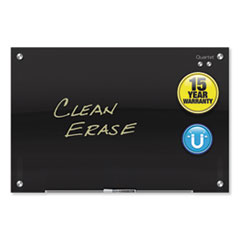 Infinity Glass Marker Board, 96 x 48, Black Surface