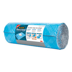 Flex and Seal Shipping Roll, 15" x 10 ft, Blue/Gray