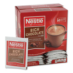 Hot Cocoa Mix, Rich Chocolate, .71oz, 50/Box