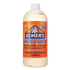 Glue Slime Magical Liquid Activator Solution, 32 oz, Dries Clear