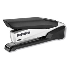 InPower Spring-Powered Premium Desktop Stapler, 28-Sheet Capacity, Black/Silver