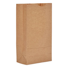 Grocery Paper Bags, 35 lb Capacity, #10, 6.31" x 4.19" x 12.38", Kraft, 2,000 Bags