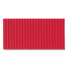 Corobuff Corrugated Paper Roll, 48" x 25 ft, Flame Red