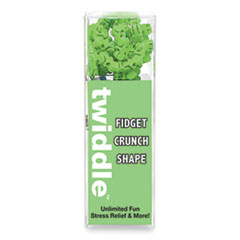 Twiddle Fidget Crunch Shape, Green, Ages 5 and Up