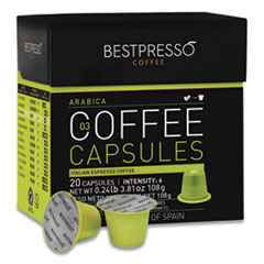 Nespresso Arabica Italian Espresso Pods, Intensity: 8, 20/Box