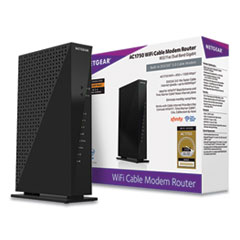 AC1750 Wi-Fi Cable Modem Router, 1 Port, Dual-Band 2.4 GHz/5 GHz