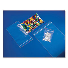Reclosable Zip Poly Bags, 2 mil, 9 x 12, Clear, 1,000/Carton