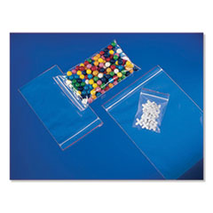 Reclosable Zip Poly Bags, 4 mil, 9 x 12, Clear, 1,000/Carton