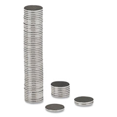 Matrix Magnets, Circles, Silver, 0.38" Diameter, 50/Pack