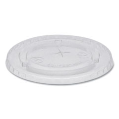 Pactiv Compostable Cold Cup Lid with Straw Slot for A Cups, Fits 7, 9, 20 oz A Cups, 1,020/Carton