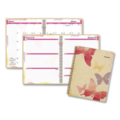 Watercolors Weekly/Monthly Planner, 11 x 8.5, Watercolors, 2022-2023