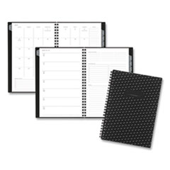 Elevation Academic Weekly/Monthly Planner, 8.5 x 5.5, Black, 2021-2022