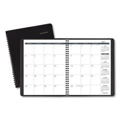 Monthly Planner,8.75 x 7, Black, 2021-2022