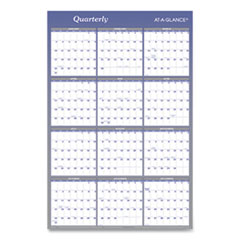 Vertical/Horizontal Erasable Wall Planner, 24 x 36, 2022