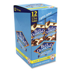 Low Sodium Lightly Salted Almonds, 1.5 oz Tube, 12 Tubes/Carton, Ships in 1-3 Business Days