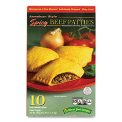 Jamacian Style Spicy Beef Empanadas, 5 oz, 10/Carton, Ships in 1-3 Business Days