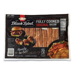 Fully Cooked Bacon, Original, 9.5 oz Package, Approximately 72 Slices/Carton, Ships in 1-3 Business Days