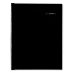 Hardcover Weekly Appointment Book, 11 x 8, Black, 2022