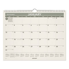 Recycled Wall Calendar, 15 x 12, 2022