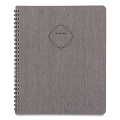 Elevation Linen Weekly/Monthly Planner, 8.75 x 7, Black, 2022