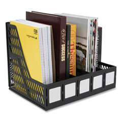 Literature File, Five Slots, Black