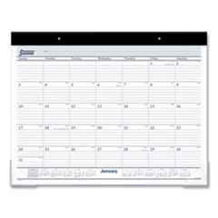 Desk Pad, 21.75 x 17, White, 2022