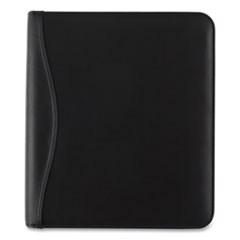 Black Leather Planner/Organizer Starter Set, 11 x 8.5, Black Cover, 12-Month (Jan to Dec): Undated