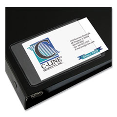 C-Line Self-Adhesive Business Card Holders