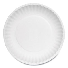 Paper Plates, 6" dia, White, 1,000/Carton