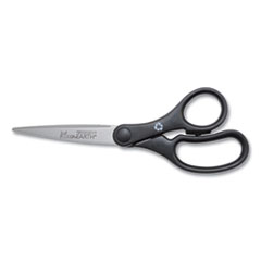 KleenEarth Basic Plastic Handle Scissors, Pointed Tip, 7