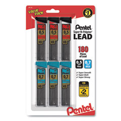 Pentel Super Hi-Polymer Lead Refills Value Pack